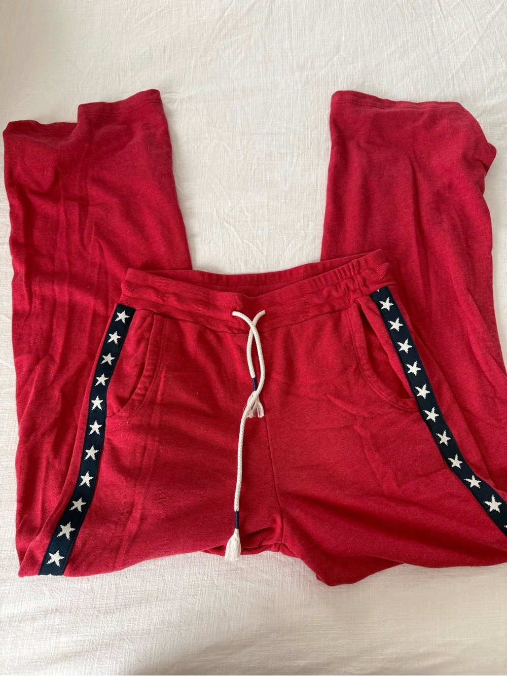 Anthropologie Sundry Star-Trim Lounge Pants
